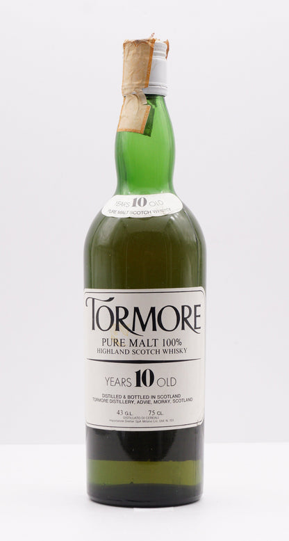 TORMORE - SINGLE MALT - OB - "PURE MALT 100% HIGHLAND SCOTCH" ITALIAN IMPORT (DREHER)