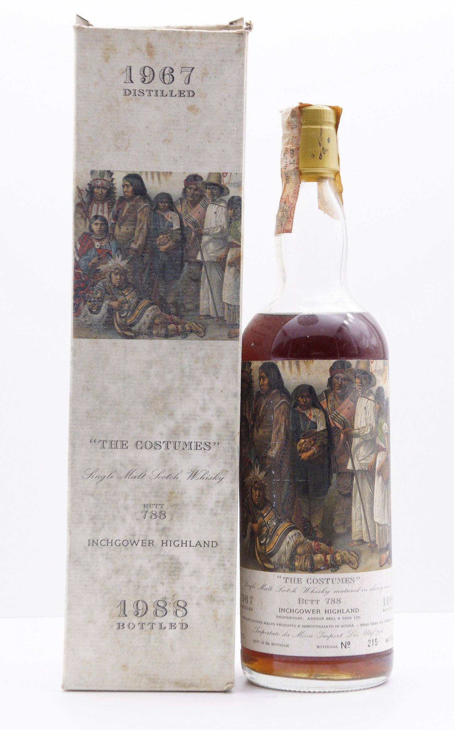 INCHGOWER - SINGLE MALT - IB - MOON IMPORT "THE COSTUMES" CASK #788