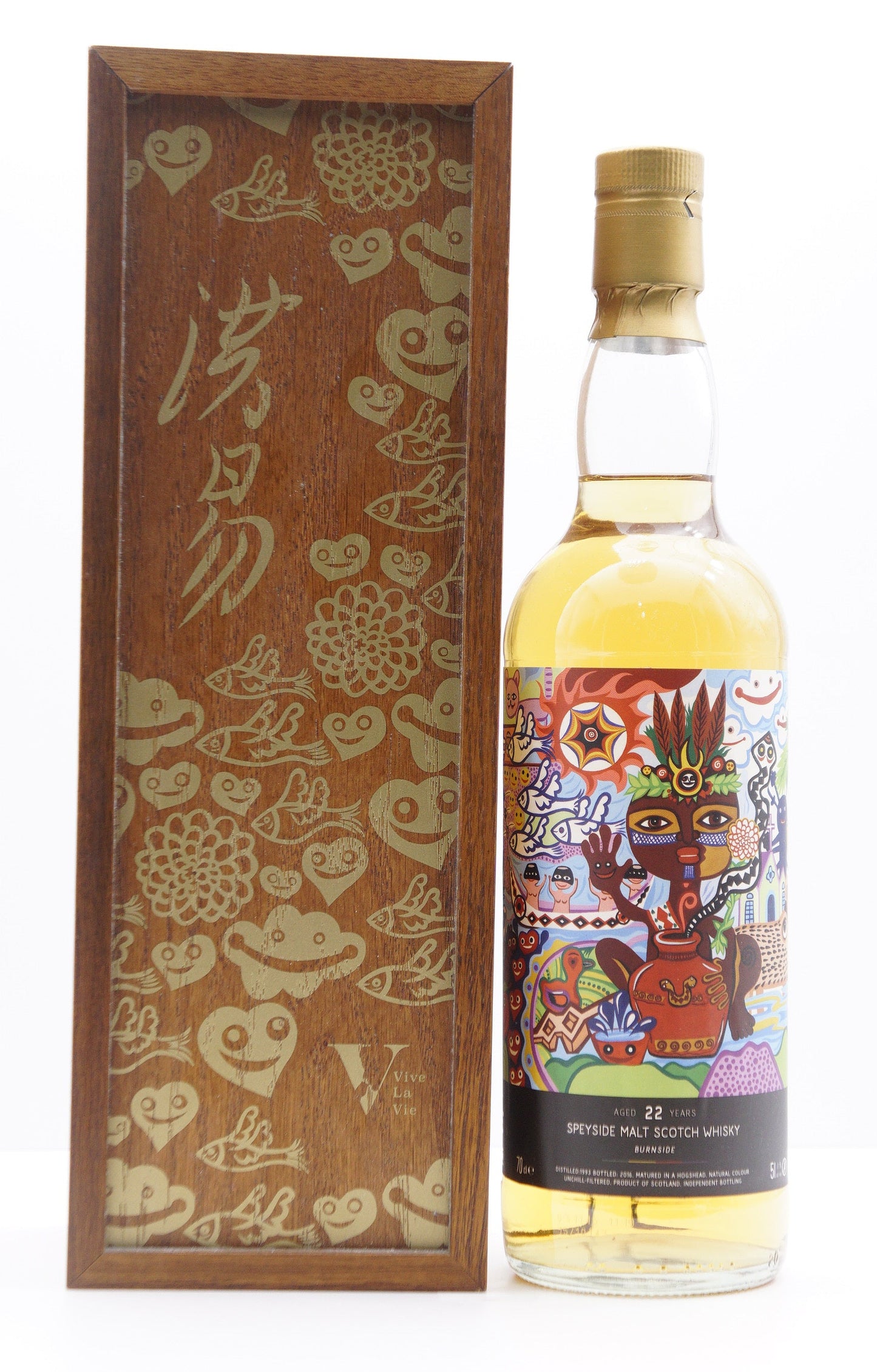 BURNSIDE - BLENDED MALT - IB - VLV "HUNG YI DESIGNED LABEL"