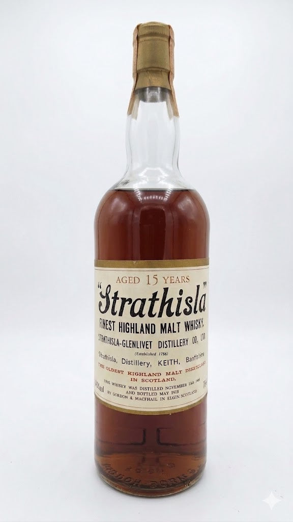 STRATHISLA - SINGLE MALT - IB - Gordon & MacPhail (G&M) LICENSED BOTTLING 15YO "FINEST HIGHLAND MALT"